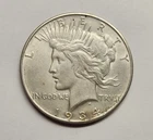 1934-D Peace Silver Dollar – XF/AU
