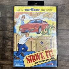 Shove It Sega Genesis The Warehouse Game Cartridge Case 90s Retro Video Games