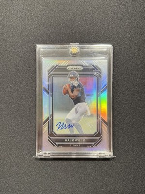 2022 Panini Prizm - Rookies Malik Willis #303 Silver Prizm Autographs (AU, RC)