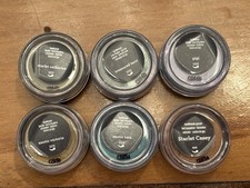 Lot of 6 bareMinerals Bare Minerals Eye Shadow Color Assorted Mini .01 oz Read