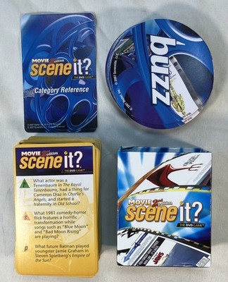  2nd Edition Scene-it? Trivia Real Movie Clips DVD Game Cards ONLY! F/SH