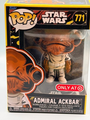 #ad Funko Pop Admiral Ackbar Star Wars #771 Target Exclusive Vinyl Figure $6.00