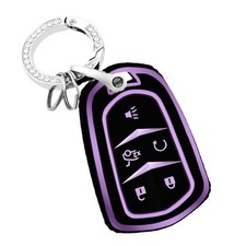 Key Fob Cover for Cadillac XT5 XT4 SRX ATS CTS Escalade CT6 XTS  TPU Car Key...