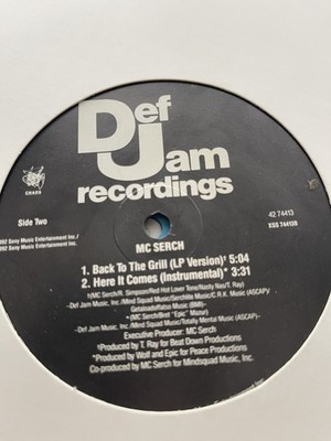 MC Serch - Back To The Grill Again - $4.99 Warehouse BINS - READ DESCRIPTION