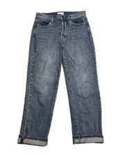 PISTOLA P6883 KEE-TCE Charlie High Rise Button Fly Denim Blue Jean SIZE 28