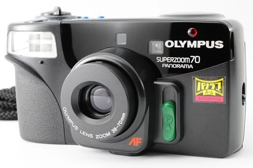 [MINT] Olympus Super Zoom 70 Panorama 35mm Point & Shoot Film Camer From JAPAN