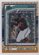 2024 Panini Donruss Rated Prospects On Fire 21/75 Gabriel Gonzalez #182 0q3