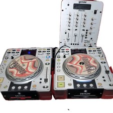 Denon DN-S3500 DJ Turntables Compact Disc Player pair set free gemini PARTS