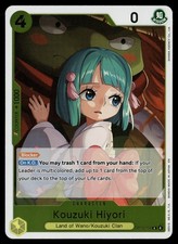 Kouzuki Hiyori Foil R Carrying On His Will OP13-104 NM