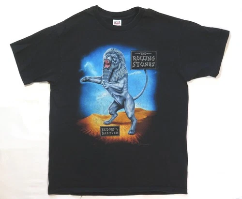 Rolling Stones Vintage T Shirt Bridges To Babylon Tour 1990s vintage concert t-shirt, vintage, single stitch, B+ condition