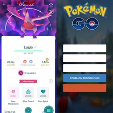 Pok mon Go  Shiny Dynamax Lugia   Mini PTC 80k Stardusts