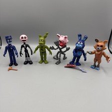 Lote de figuras de acción Five Nights at Freddy’s 4,5” Bonnie Foxy Puppet Springtrap