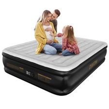 DIVON Air Mattress Queen with Built in Pump,Blow Up Mattress with Wave Patter...