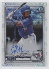 2020 Bowman Chrome Mega Box Chrome Mojo Auto Gabriel Moreno #BCMA-GM Auto 1u4