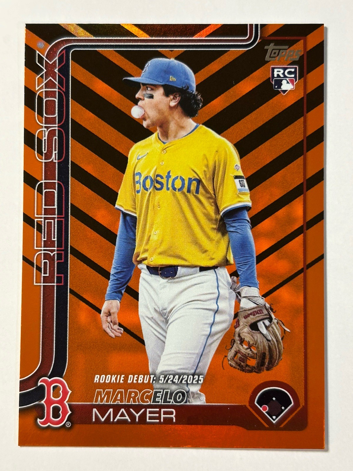 Marcelo Mayer 2025 Topps Update (RC,SP) Rookie Holiday Halloween Foil #US276