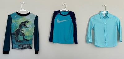 kid clothes, 3 top pieces, age 5-8