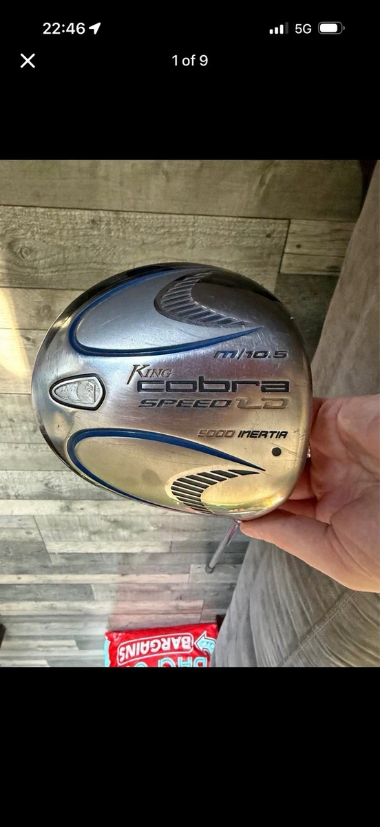 Cache-Tête De Driver Cobra King Speed LD – Jaune/Noir – Protection Golf