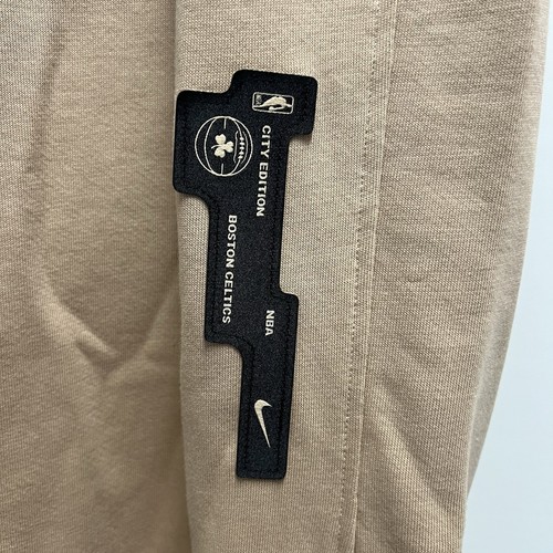 Nike NBA Boston Celtics Standard Issue City Edition Pants Mens L Tan FB4479-200  - Picture 5 of 19