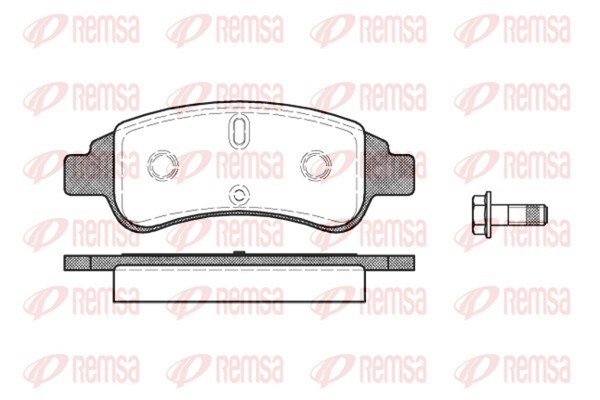 Remsa Bremsbelagsatz Scheibenbremse 0840.30 FüR CitroËN Partner Peugeot 207 16V-image