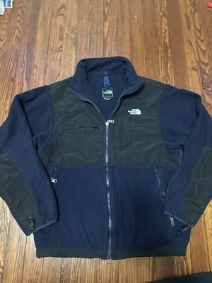 The North Face Denali Jacket Mens Blue/Black Polartec Fleece Size Large Full Zip