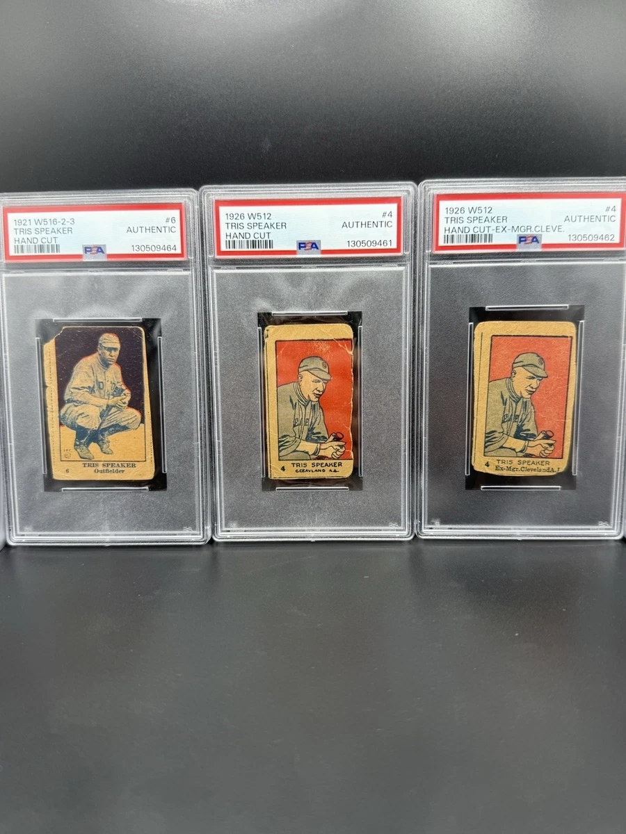 1926-27 W512 Strip Card - Tris Speaker #4 for sale | eBay