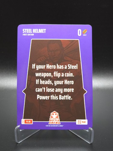 Steel Helmet 2025 Bo Jackson Battle Arena Alpha Update Play Card #PL-60