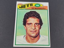 1977 TOPPS FOOTBALL #087 ED MARINARO HIGH GRADE NR MINT + BEAUTIFUL