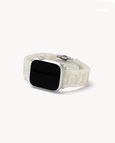 Compatibile con Cinturino Apple Watch 38mm 40mm 41mm 42mm 44mm 45mm 49mm, Bianco Sh... - Foto 2 di 3