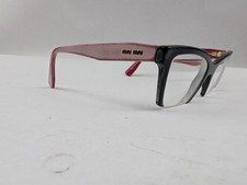 Miu Miu VMU 04N Womens Pink/Black Eyeglass Frames - Faded - Frame only