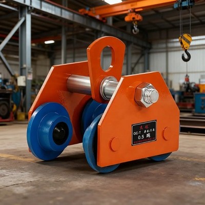 Manual Trolley 0.5/1/2/3/t Ton I-Beam Pulley Block Lifting  Hoist Monorail Crane
