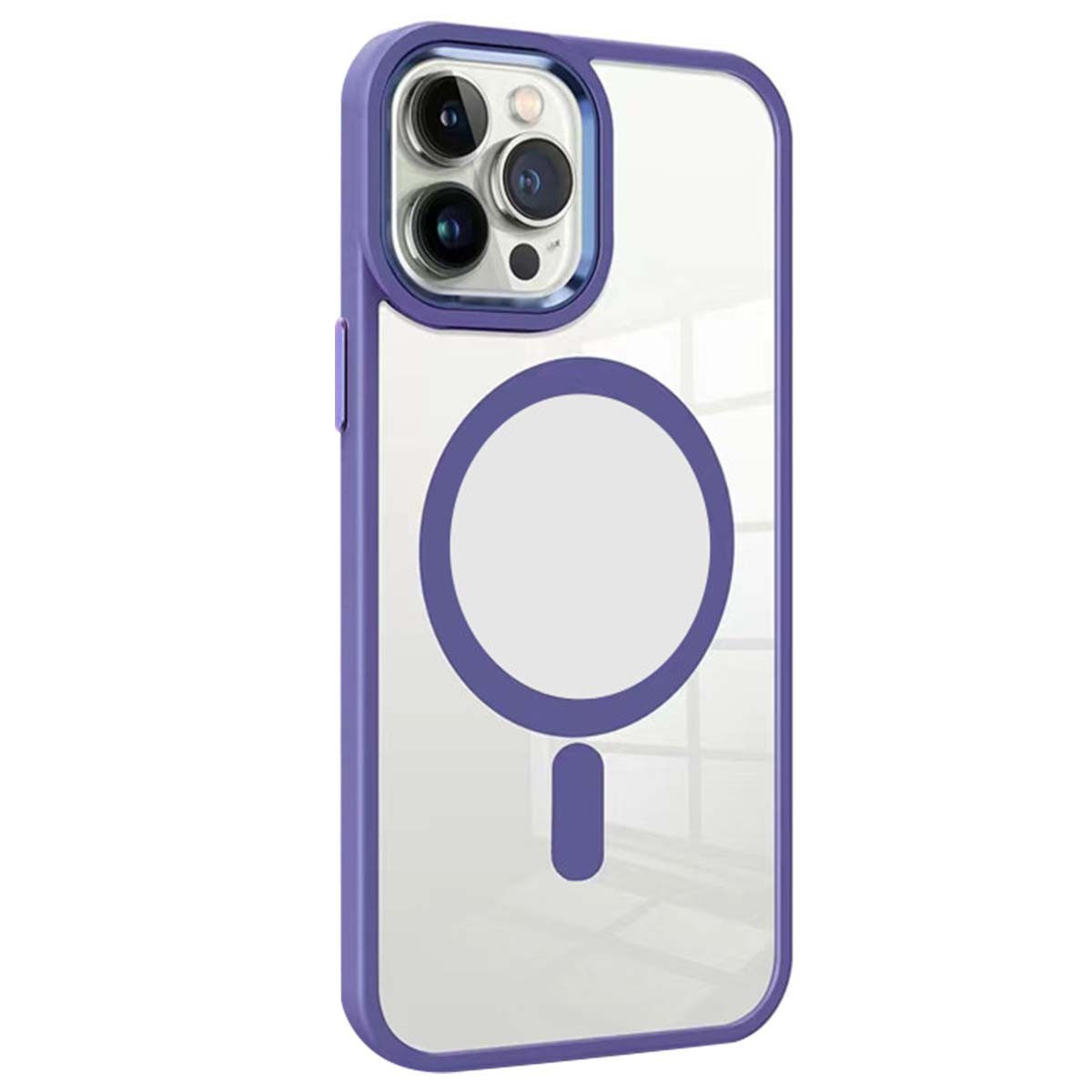 Coque bumper violette pour iPhone 16 Pro Max Jaym antichoc élégante