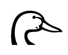 Duck Head Vinyl Die Cut Car Decal Sticker - FREE SHIPPING