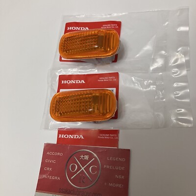 Genuine OEM ES1 01-05 Honda Civic Ferio Amber Side Marker Turn