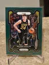 Walker Kessler 2023-24 Panini Prizm #120 Prizms Green Utah Jazz