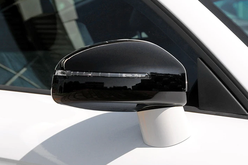 Set copri specchietto retrovisore ala nero lucido per Audi TT 06-14 coppia finiture sinistra destra - Foto 4 di 12