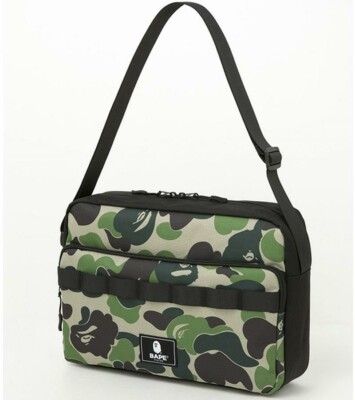 (W)ABC CAMO HAND BAG L A BATHING APE® ap1j80190002grn-1.jpg