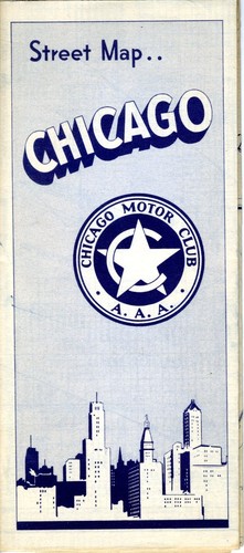 1941 AAA Chicago Road Map: Chicago NOS - 第 1/1 張圖片