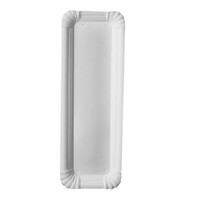 1000 Weisse Pappteller Eckig 8 Cm X 23 Cm Party Pappschalen Einwegteller