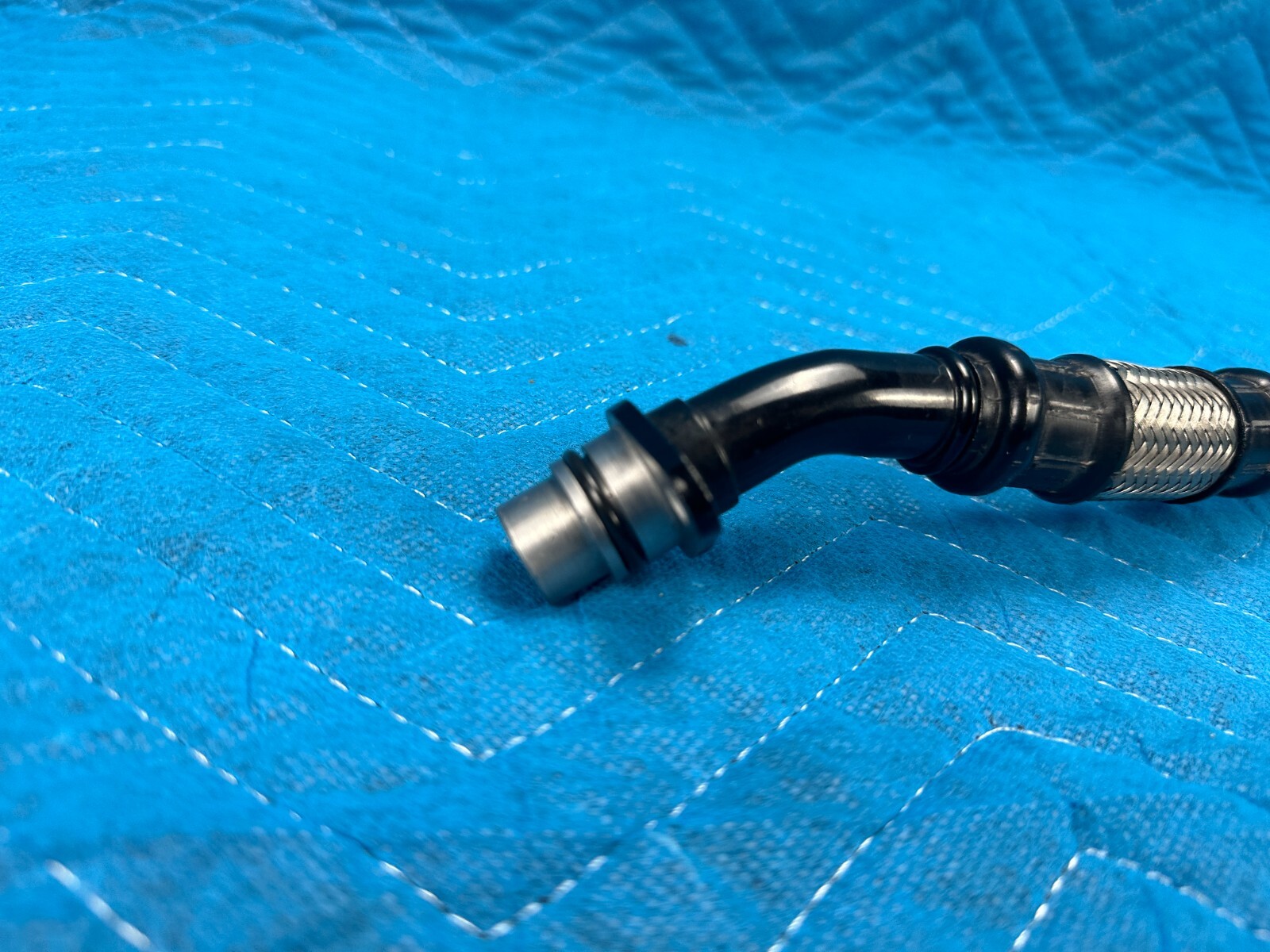 Bentley Flying Spur Turbocharger Return Oil Line Pipe Driver Side 2006-2012 OEM