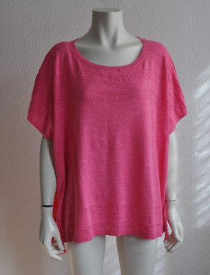 s.Oliver summer sweater poncho sweater fine knit pink one size 38 40 42 44 46 48