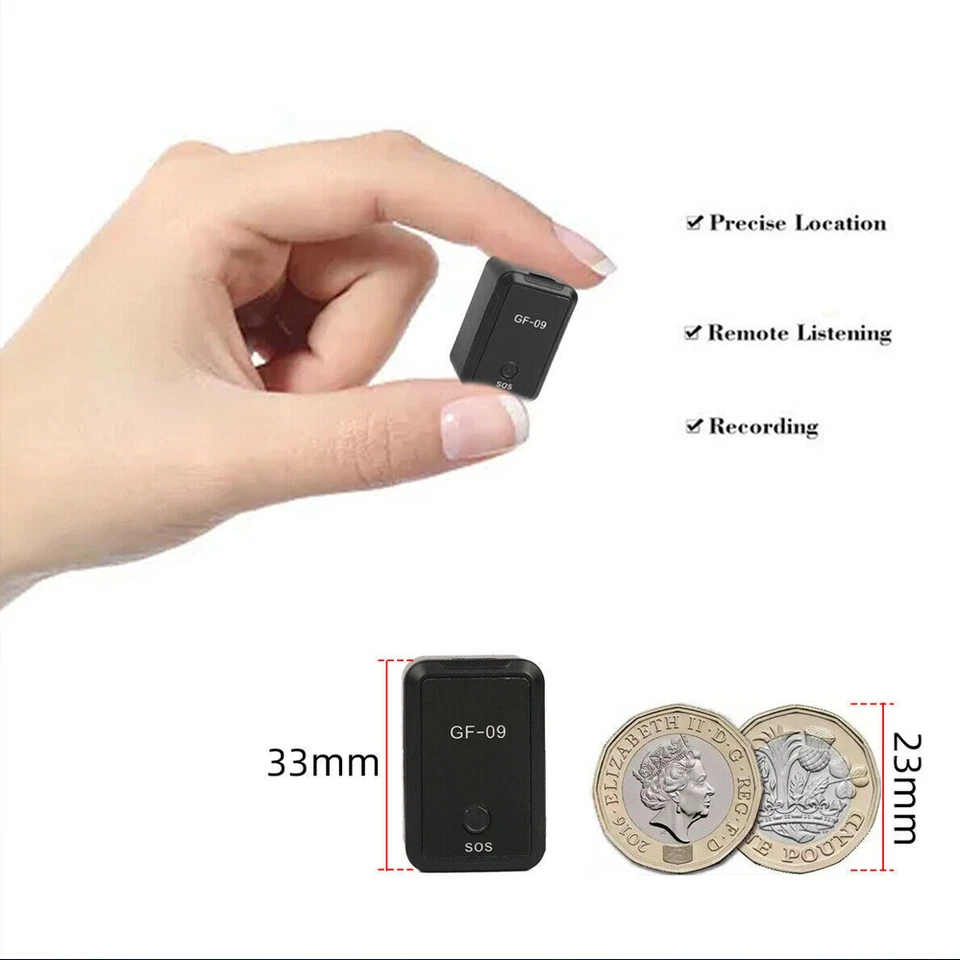 Mini GF09 Magnetic Car Vehicle GPS Tracker Voice Rec Locator Real Time Tracking~ - Image 2 of 4