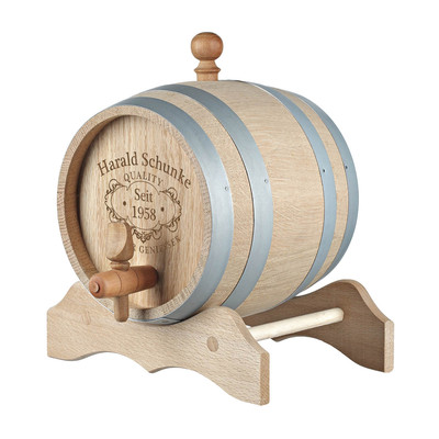 Holzfass Whiskyfass inkl. Gravur Motiv Quality Whisky Weinfass Geschenk
