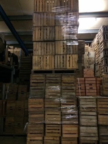 8 Stück Massive Obstkisten Johanna B WARE !! weinkisten apfelkisten Vintage - Bild 12 von 24