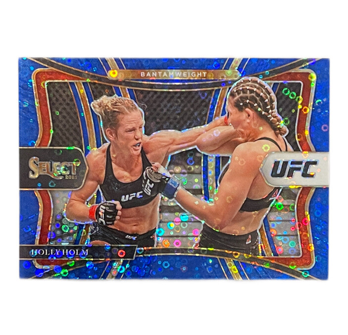 Holly Holm 2021 Panini Select Premier Level Blue Disco /99 UFC