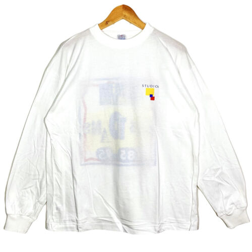 Rare Tee Shirt Manches Longues Promo L’Oréal Paris Studio Line Vintage 1995 - Afbeelding 1 van 5