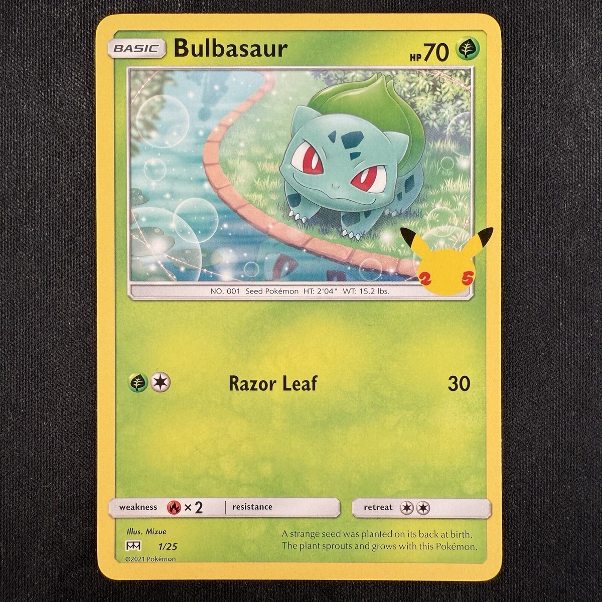 bulbasaur mcdonalds pokemon card PSA (MINT 9) Bulbasaur-holo #1 Pop359 McDonald Bulbasaur (PM for