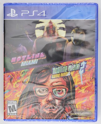 Hotline Miami Collection PS4 SEALED 2021 | DEVOLVER | TWIN STICK SHOOTER