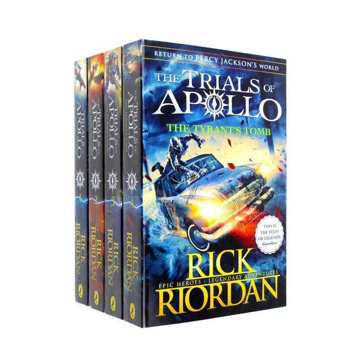 The Trials of Apollo Series Books 1 - 4 Collection Set by Rick Riordan (Hid - Image 3