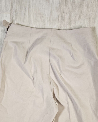 Piazza Sempione Stretch Gabardine Audrey Pants Capri Khaki Size IT 40 US 4 - 第 11/16 張圖片
