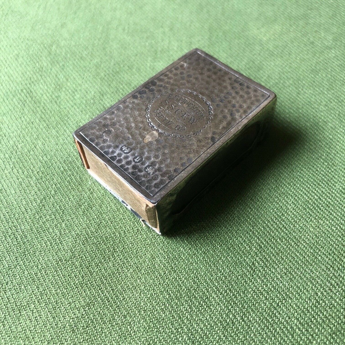 Antique Sterling Silver Match Box Holder from 1895 | eBay Antique Sterling Silver Match Box Holder from 1895 | eBay